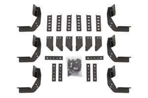 Dodge Ram Running Board Bracket Kit - Dee Zee - Rough Step - Black - `13-`23